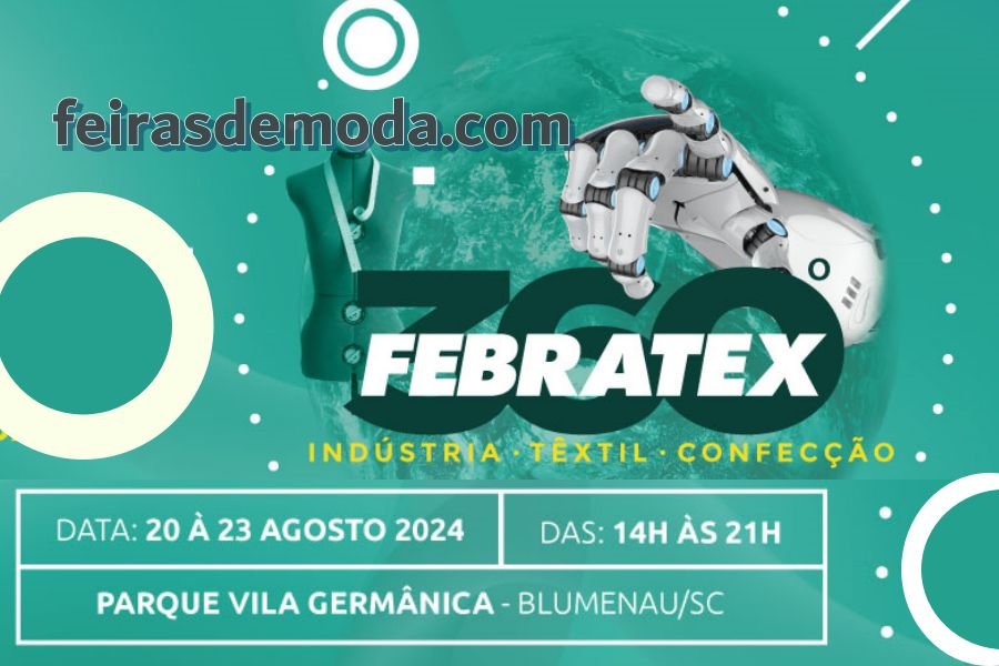 Febratex 2024 - feira da indústria têxtil em Blumenau - modaeventos.com.br