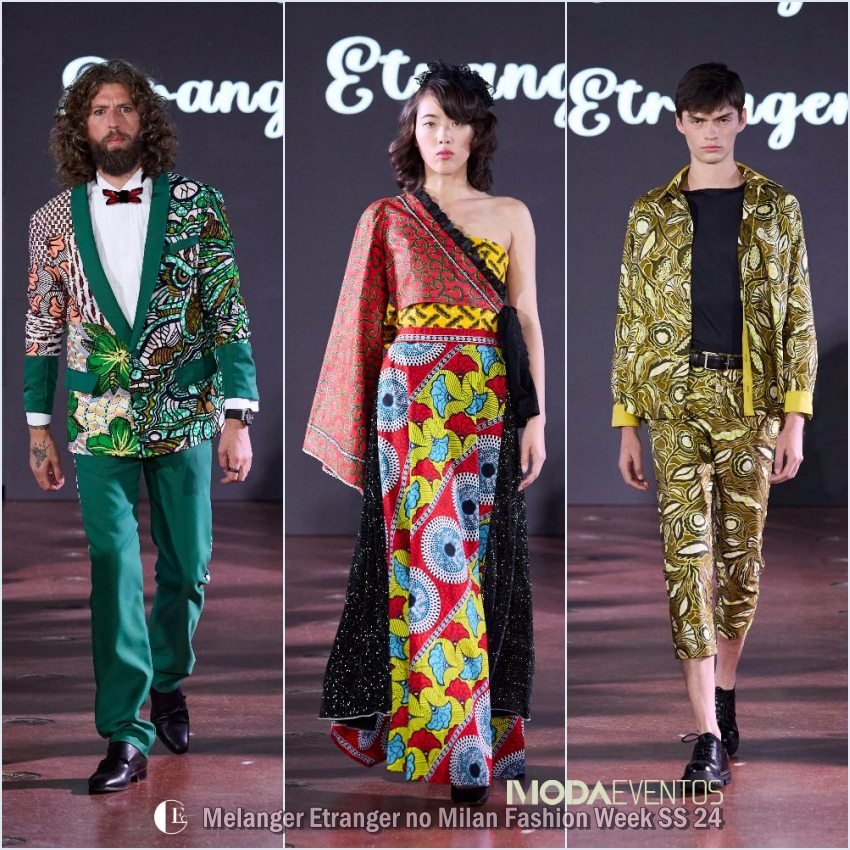 Show Melanger Etranger - Milan Fashion Week SS 24 - fotos divulgação