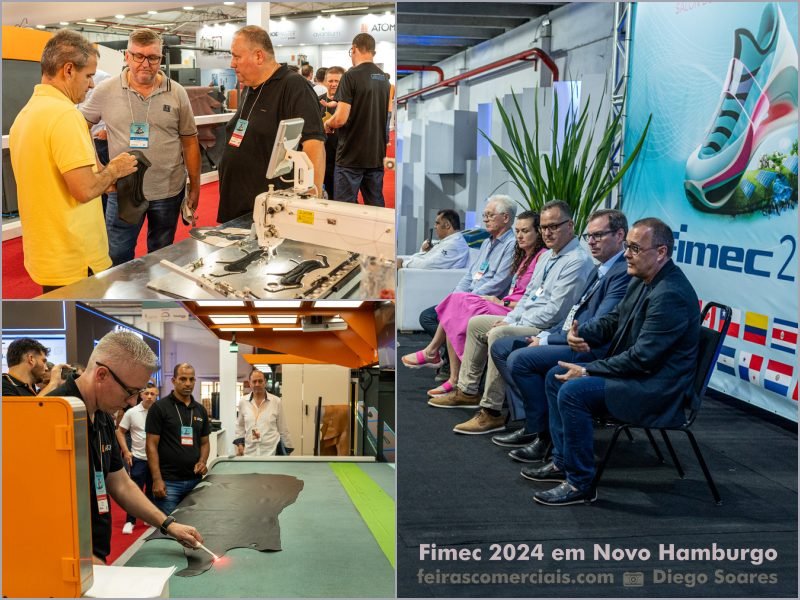 Fimec 2024 em Novo Hamburgo : visitantes e expositores internacionais marcam presença na feira do setor coureiro-calçadista