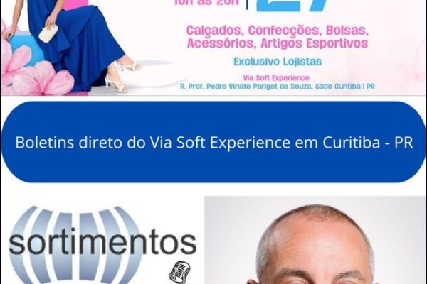 Boletins da Calcemoda 2026 - feira de calçados e de moda no site Moda Eventos por Claudio Alves