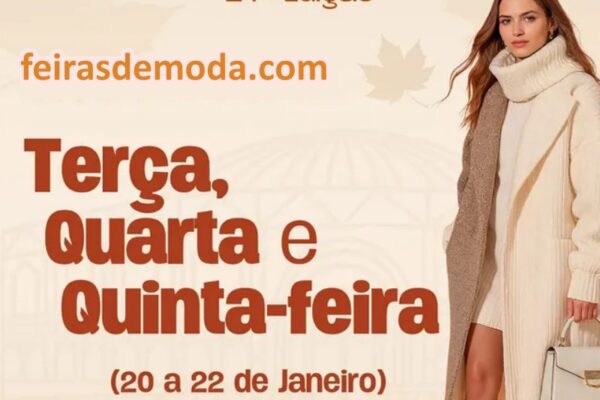Calcemoda 2026 - feira de calçados e de moda no site Moda Eventos por Claudio Alves
