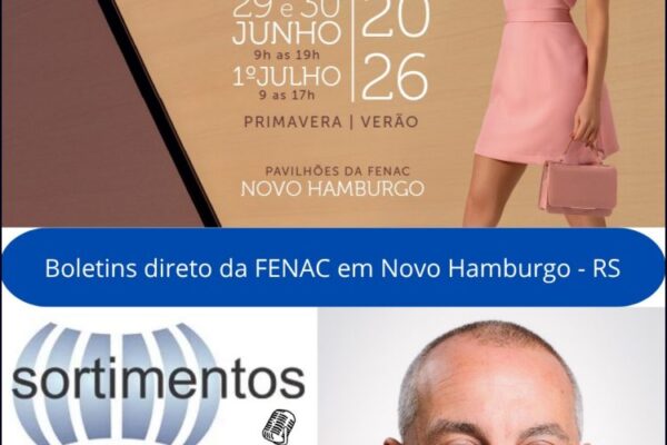 Boletins do SICC 2026 - feira de calçados e acessórios com Cláudio Alves