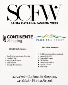 Santa Catarina Fashion Week 2026 no Continente Shopping e Floripa Airport - modaeventos.com.br